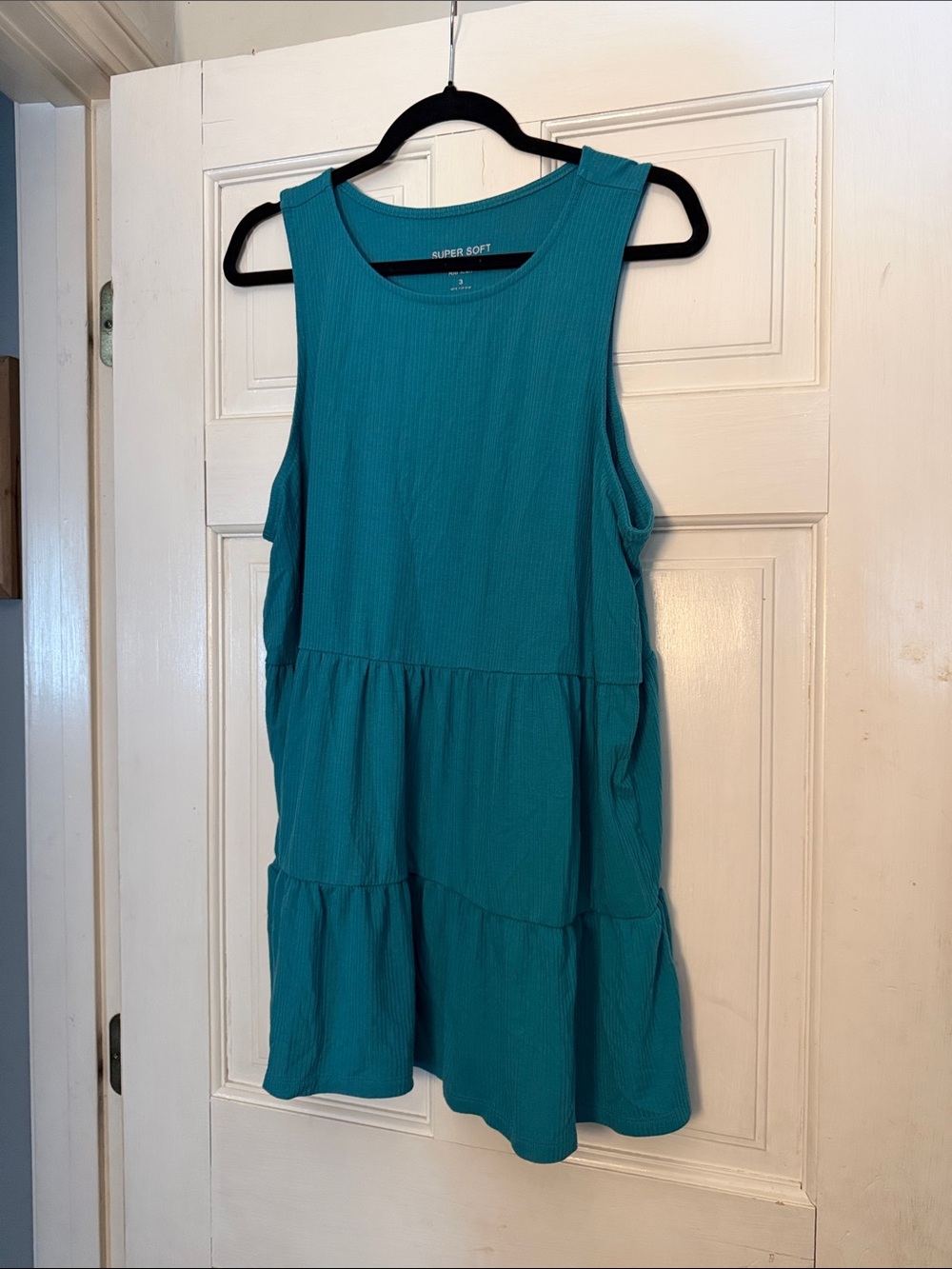 torrid Teal Tiered Tank Top